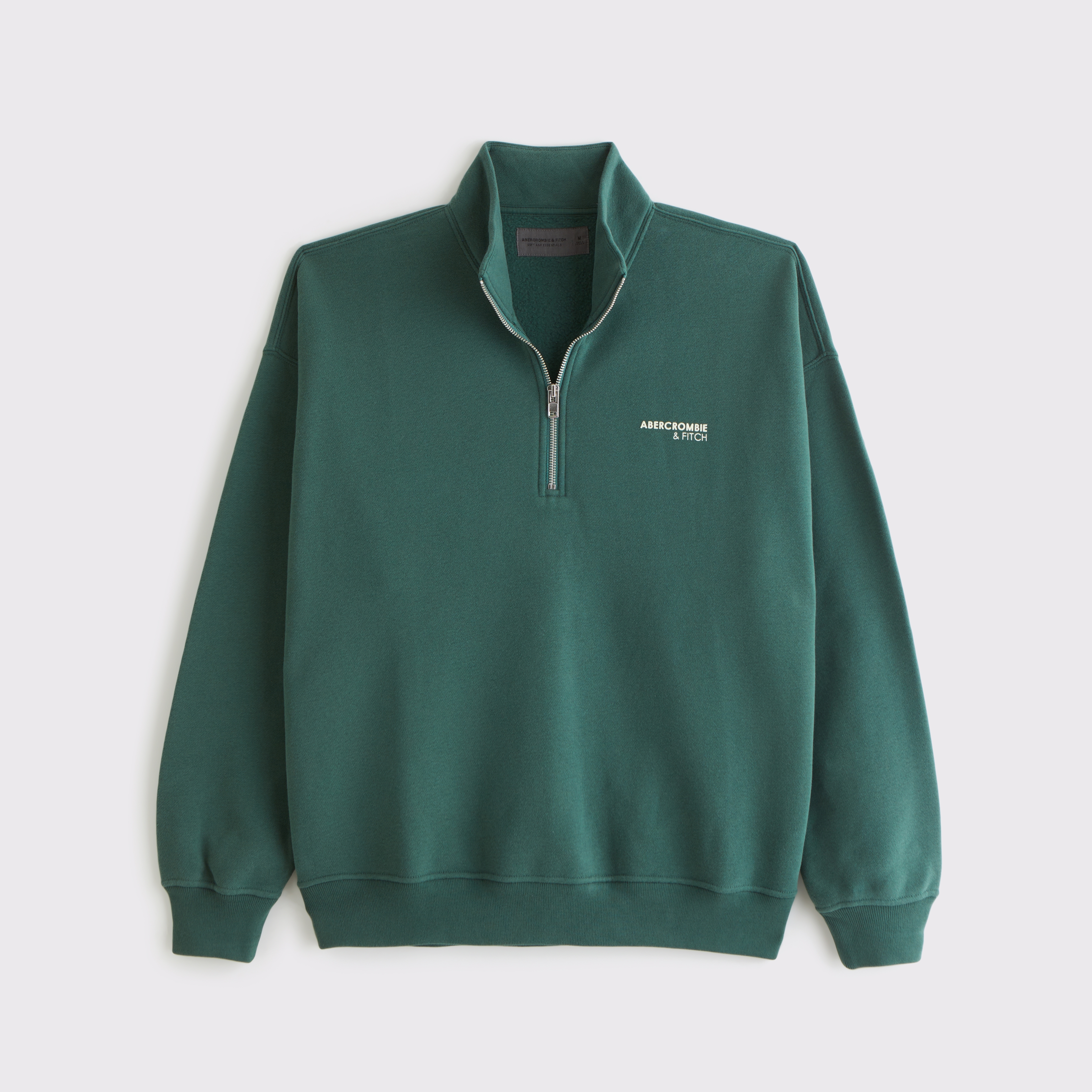 Men's Micro-Logo Half-Zip Sweatshirt | Men's A&F Logo Shop