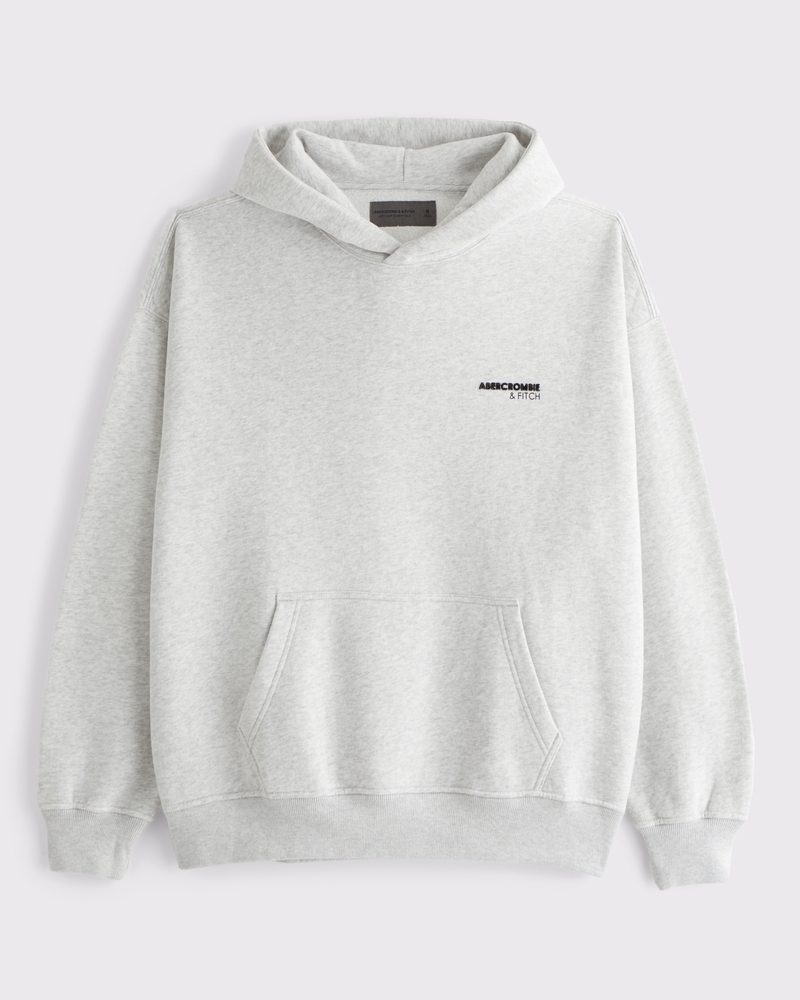 Micro-Logo Popover Hoodie