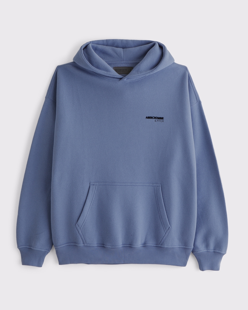Micro-Logo Popover Hoodie