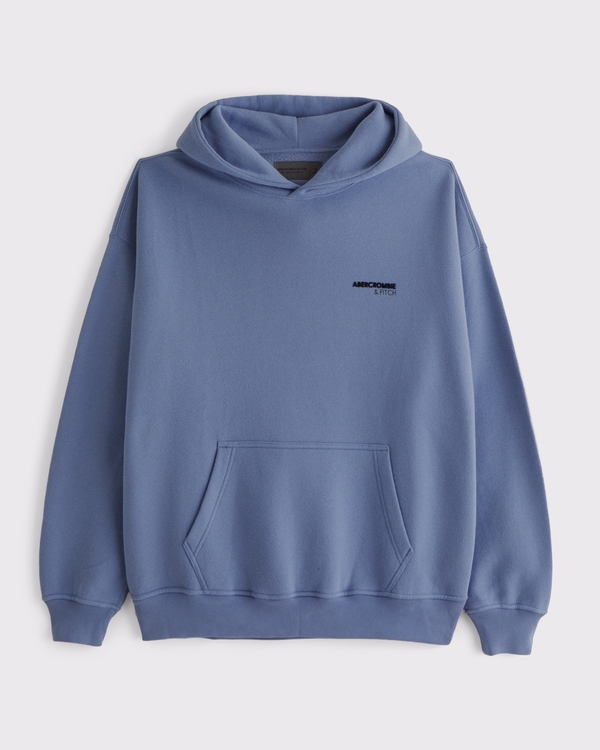 Men's Micro-Logo Popover Hoodie | Men's Clearance | Abercrombie.com