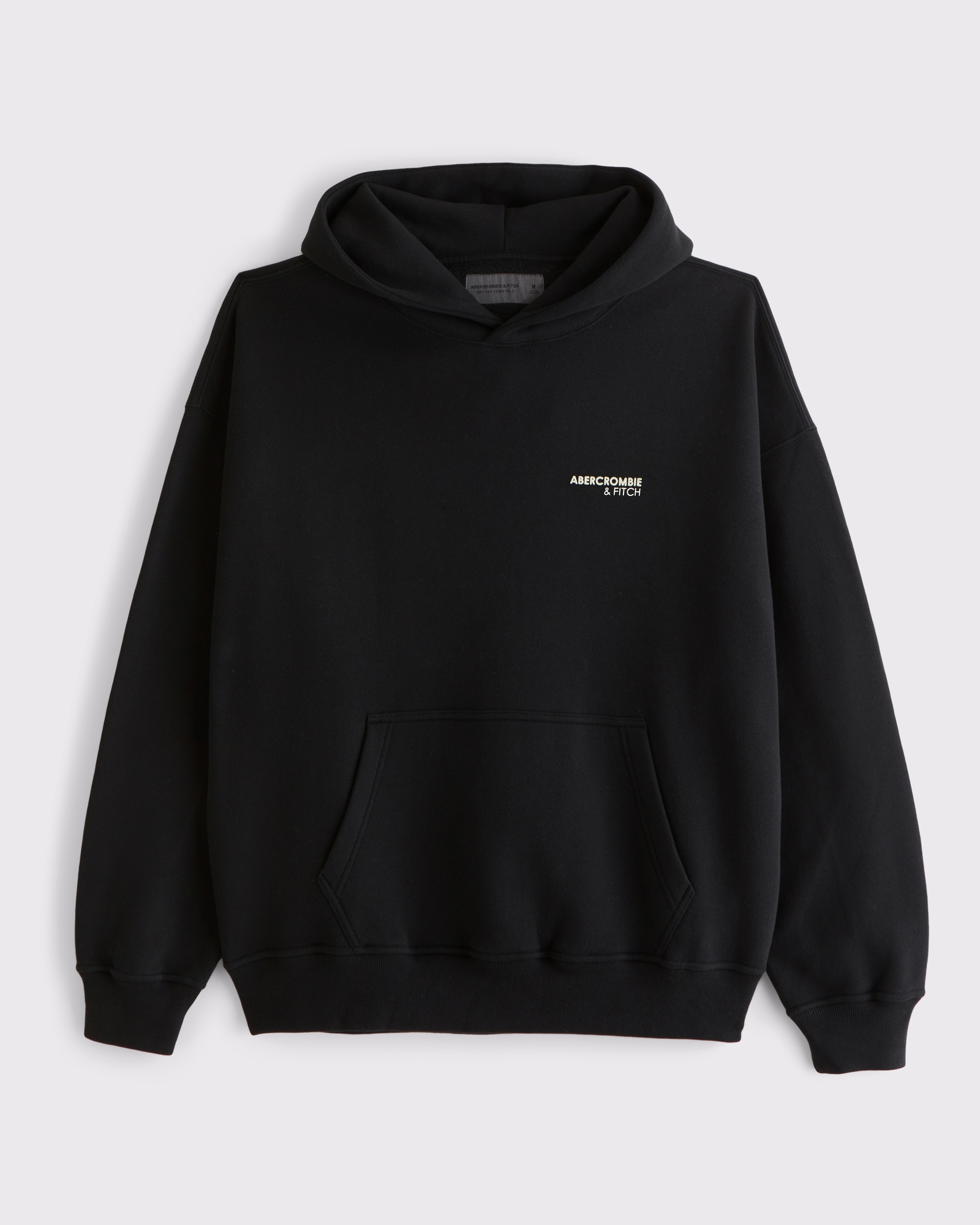 Micro-Logo Popover Hoodie
