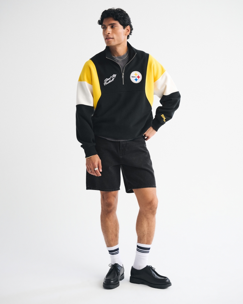 Pittsburgh Steelers Half-Zip Sweatshirt