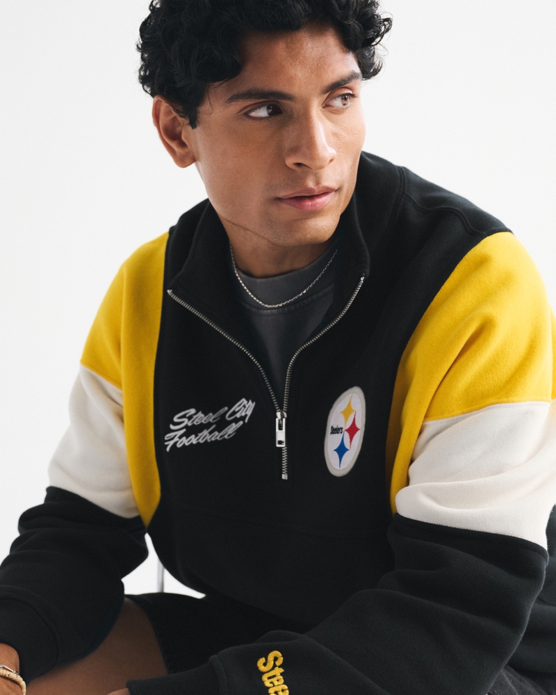 Pittsburgh Steelers Half-Zip Sweatshirt