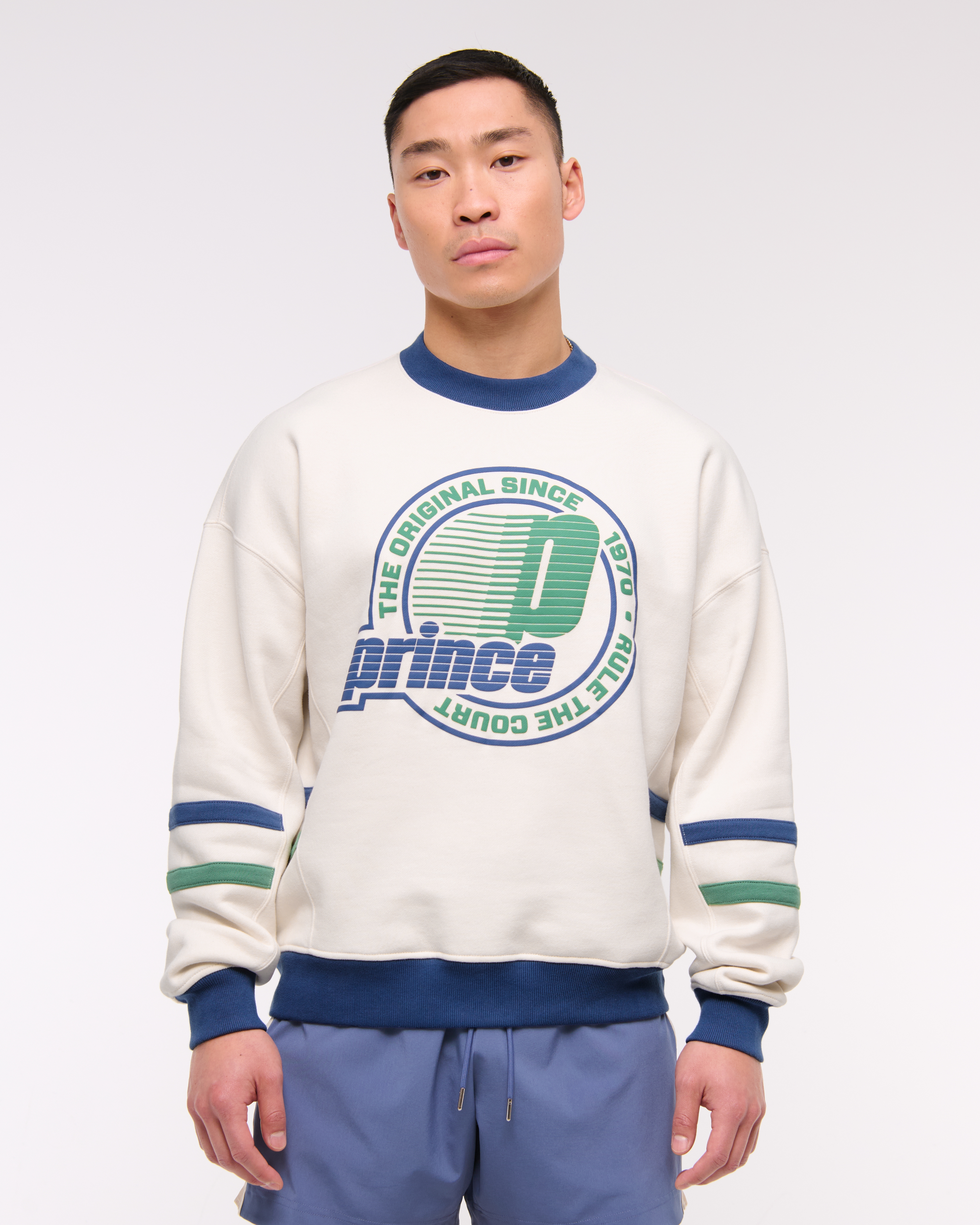 Men's Prince Tennis Graphic Crew Sweatshirt | Men's Tops Men's Prince Tennis Graphic Crew Sweatshirt | Men's Tops