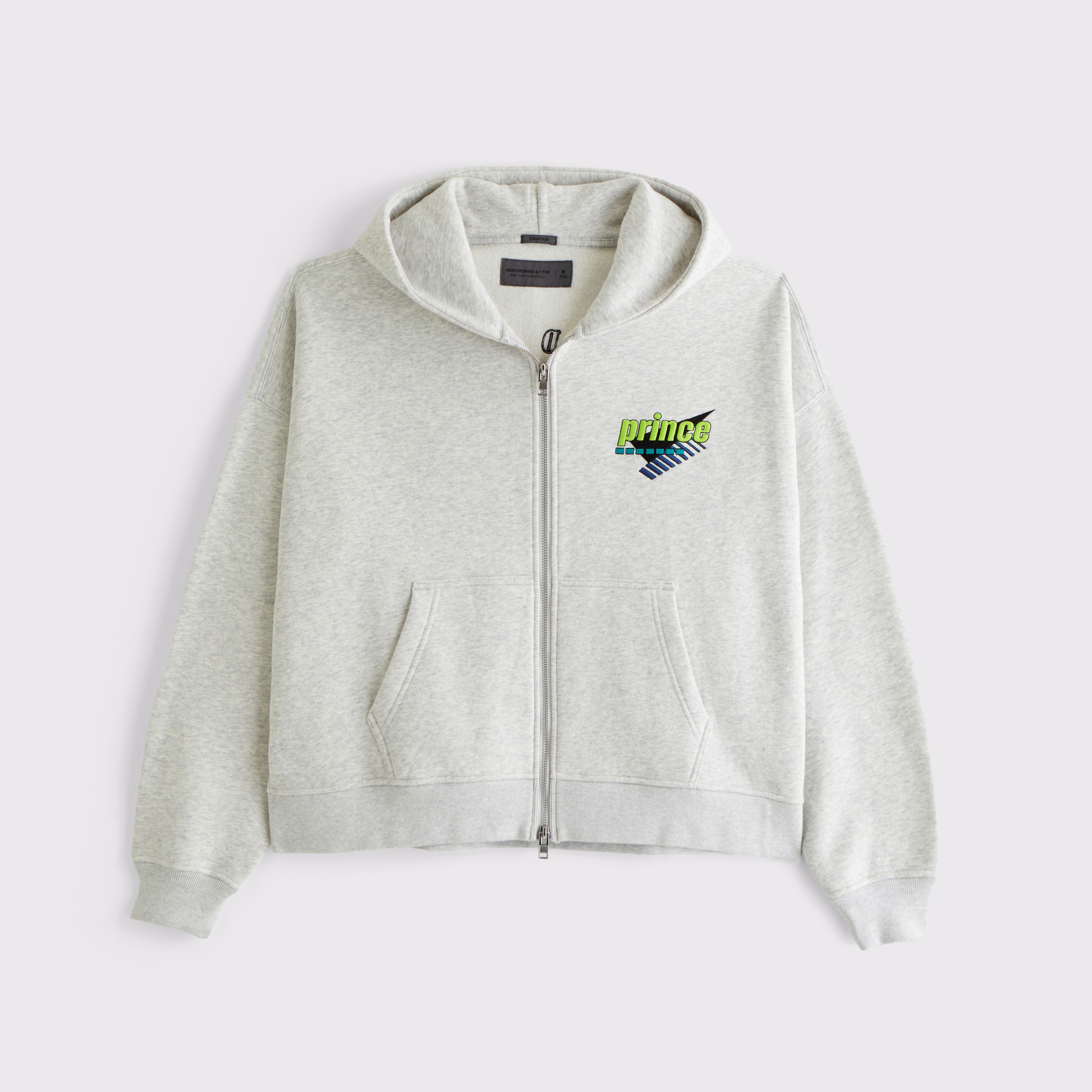 Men's Prince Tennis Cropped Full-Zip Hoodie | Men's Tops Men's Prince Tennis Cropped Full-Zip Hoodie | Men's Tops