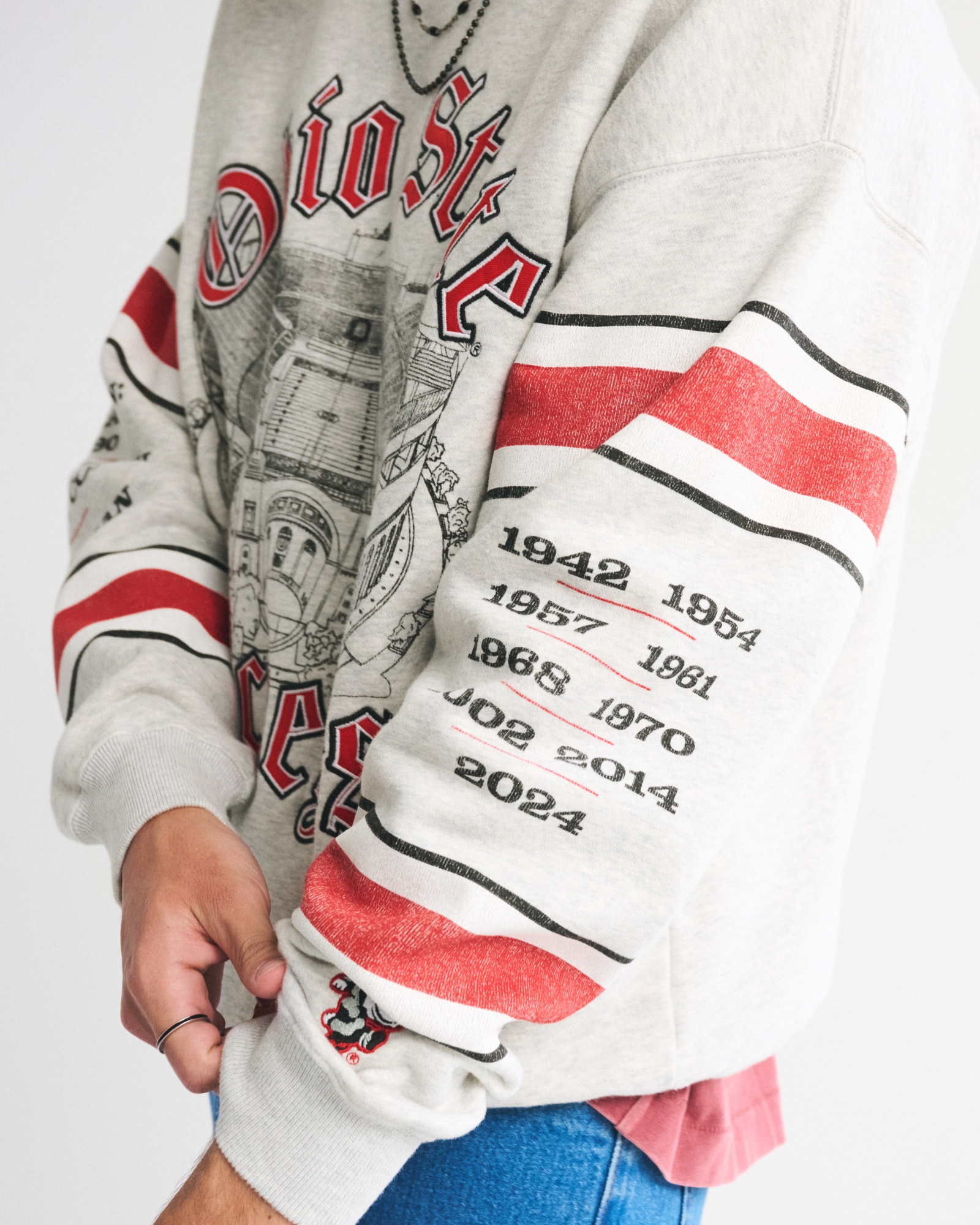 The Ohio State University Graphic Crew Sweatshirt