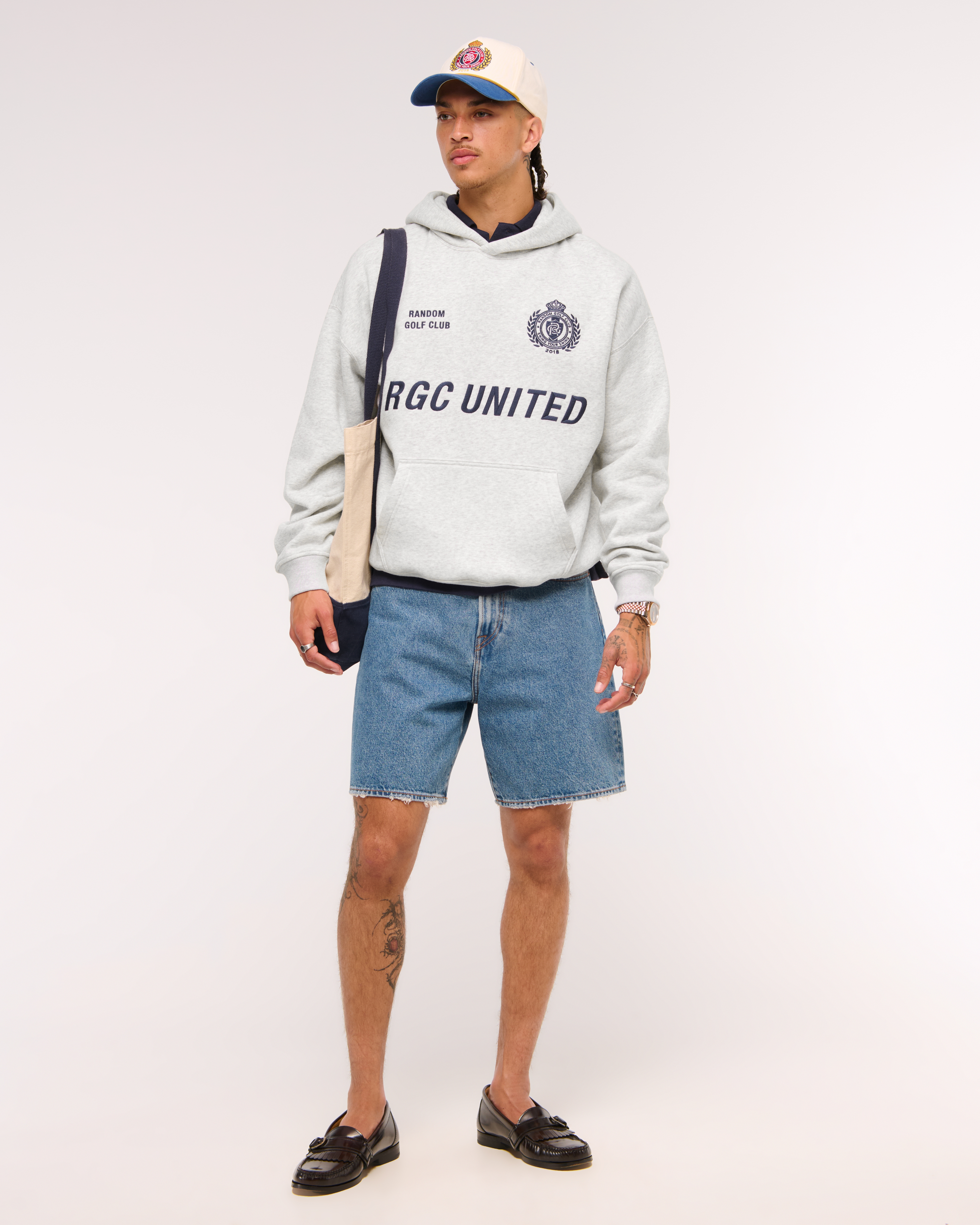 ★Abercrombie & Fitch★ランダムゴルフクラブポップパーカー Men's Random Golf Club Graphic Popover Hoodie | Men's Tops
