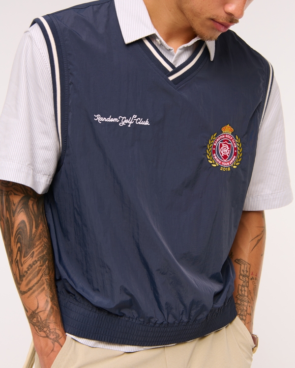Random Golf Club Nylon Vest