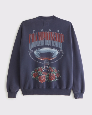 NVG × Golfickers Crew Sweat Shirt NVG × Golfickers 真打 Crew Sweat Shirt(BLACK) – NEW VINTAGE GOLF