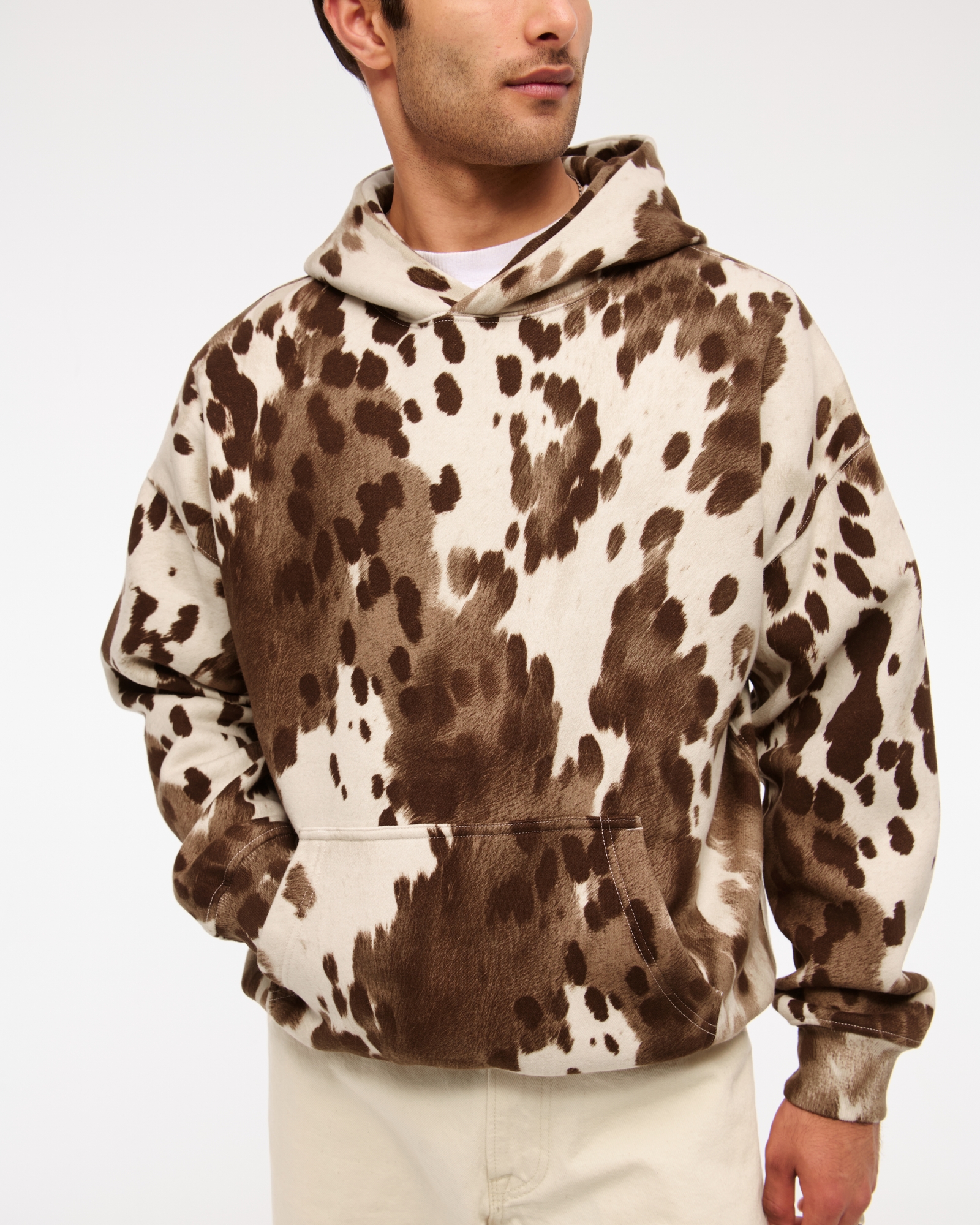 Essential Popover Camo Hoodie
