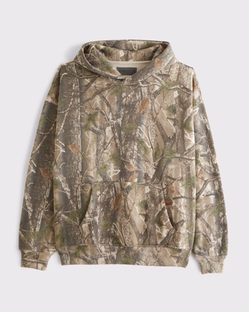 Essential Popover Camo Hoodie