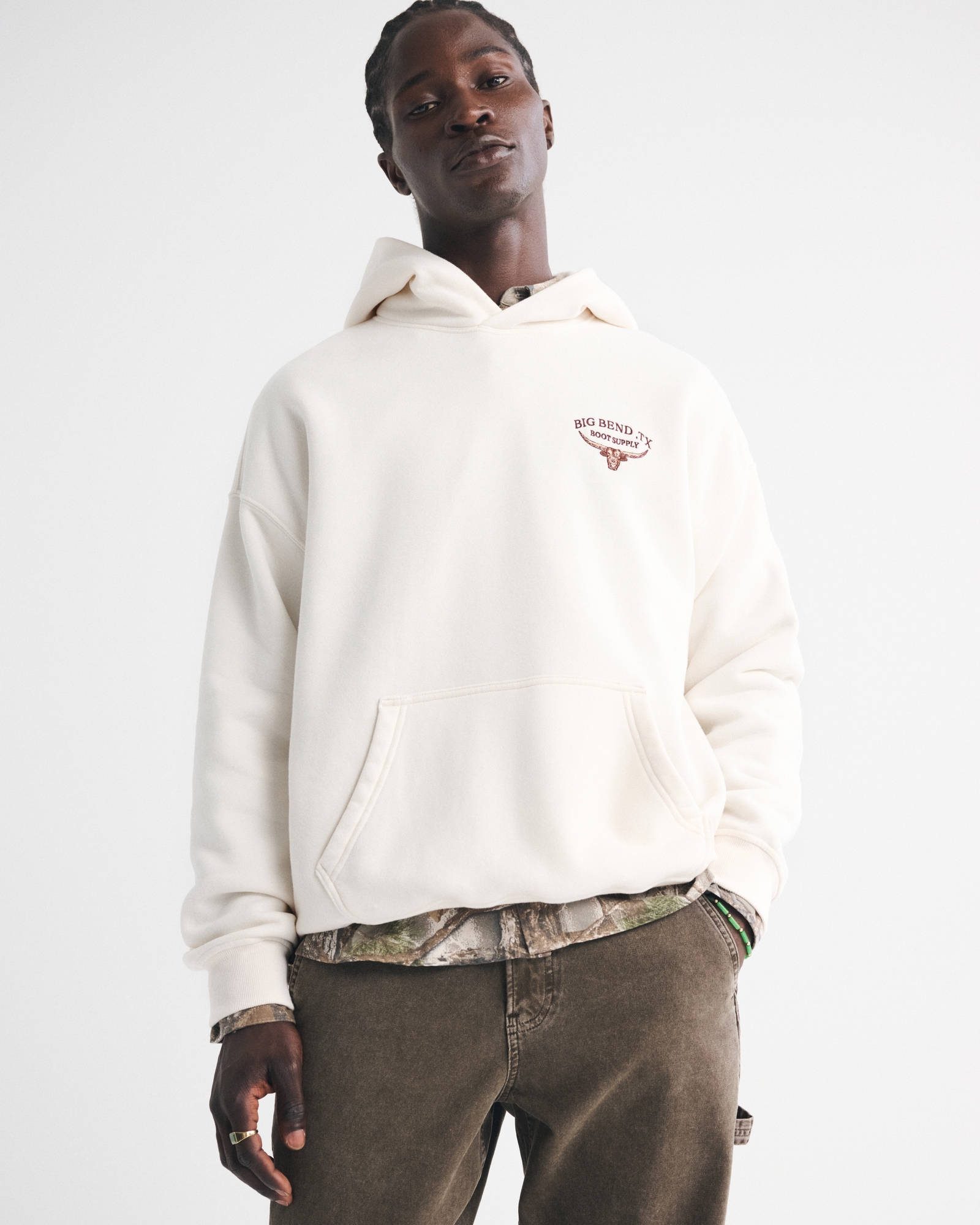 Western Graphic Crew Sweatshirt