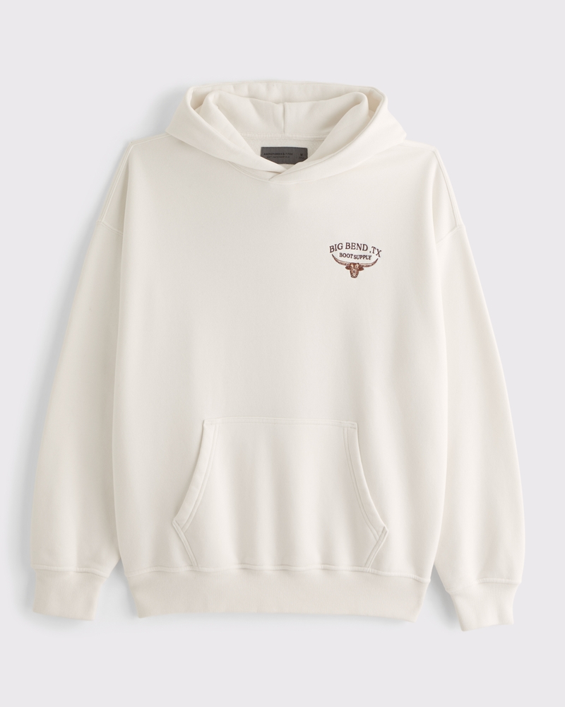 Western Graphic Popover Hoodie