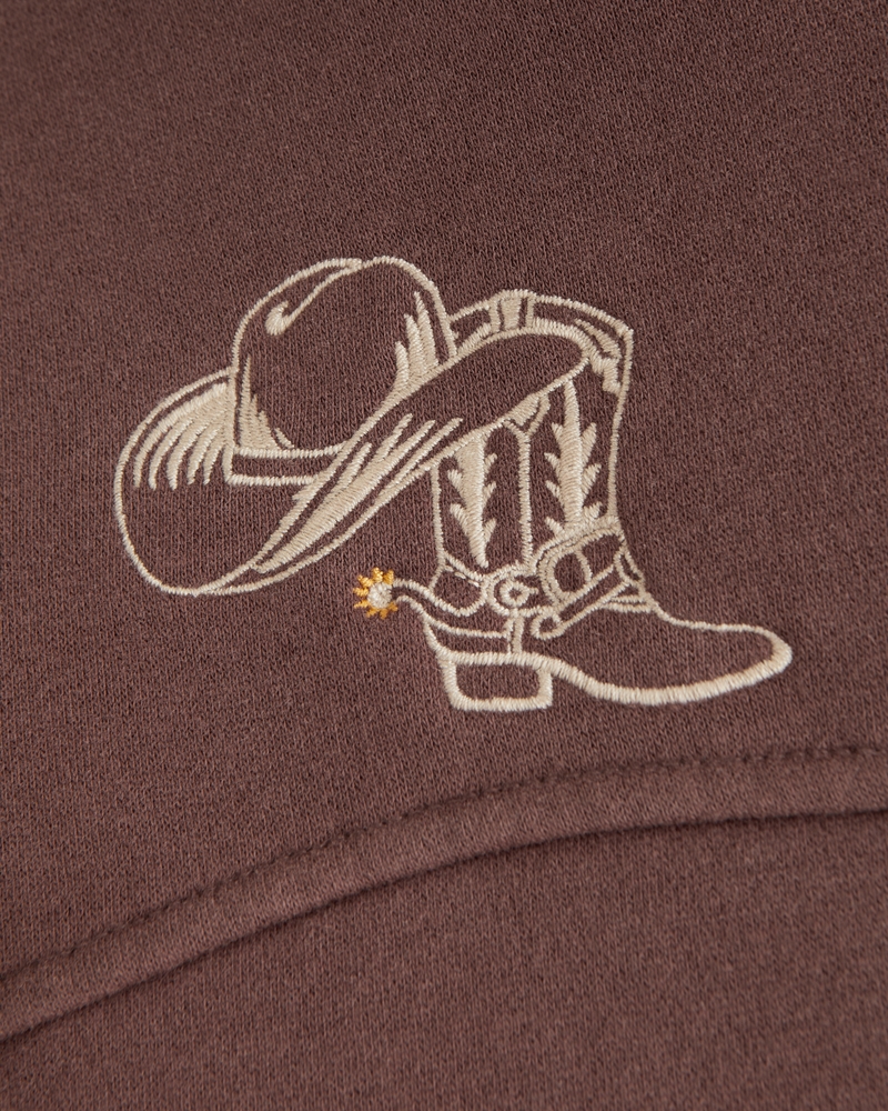 Western Graphic Popover Hoodie