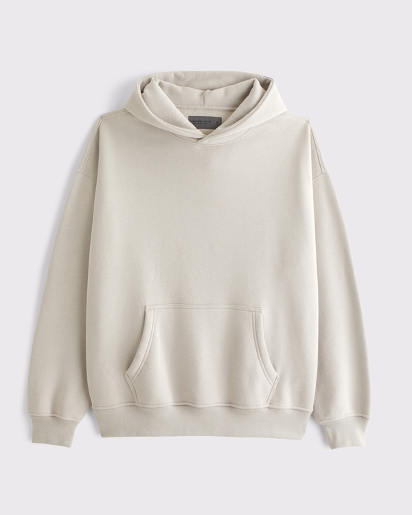 Essential Popover Hoodie, Stone Gray view 1