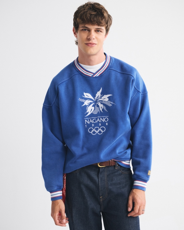 Olympics Graphic Crew Sweatshirt