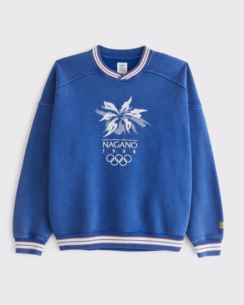 Olympics Graphic Crew Sweatshirt