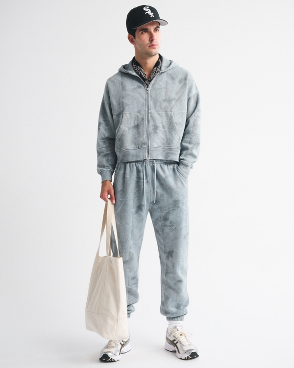 Essential Cropped Full-Zip Hoodie