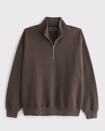 Men's Essential Half-Zip Sweatshirt | Men's Matching Sets | Abercrombie.com