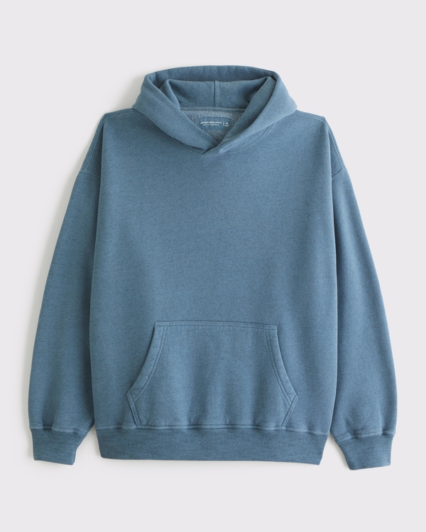 Essential Popover Hoodie, Dusk Blue view 1