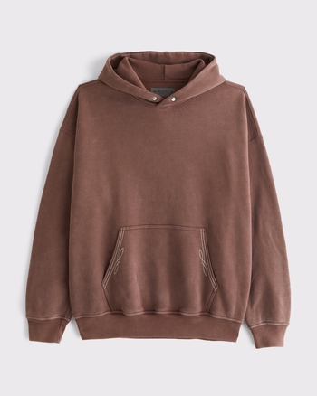 Essential Popover Embroidered Hoodie from Abercrombie & Fitch - $29.99