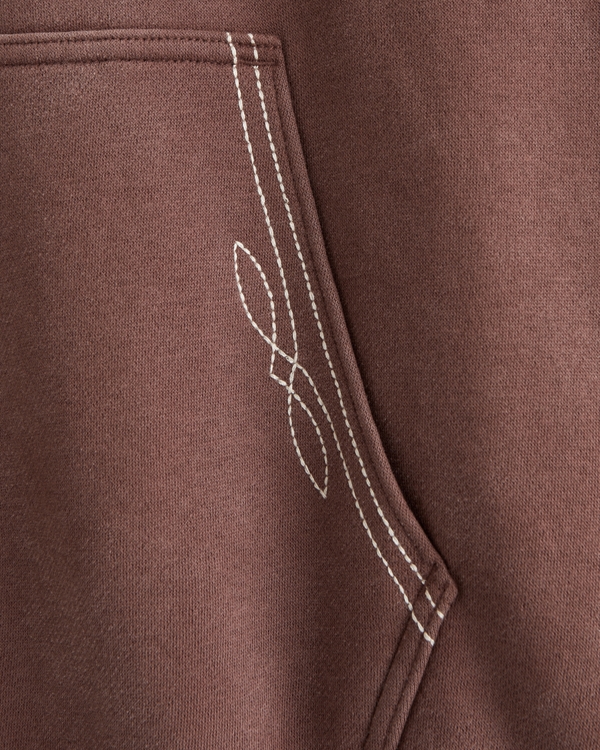Essential Popover Embroidered Hoodie