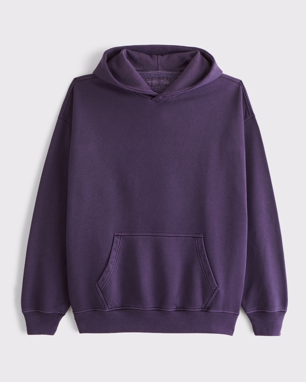Essential Popover Hoodie, Dark Grape view 1