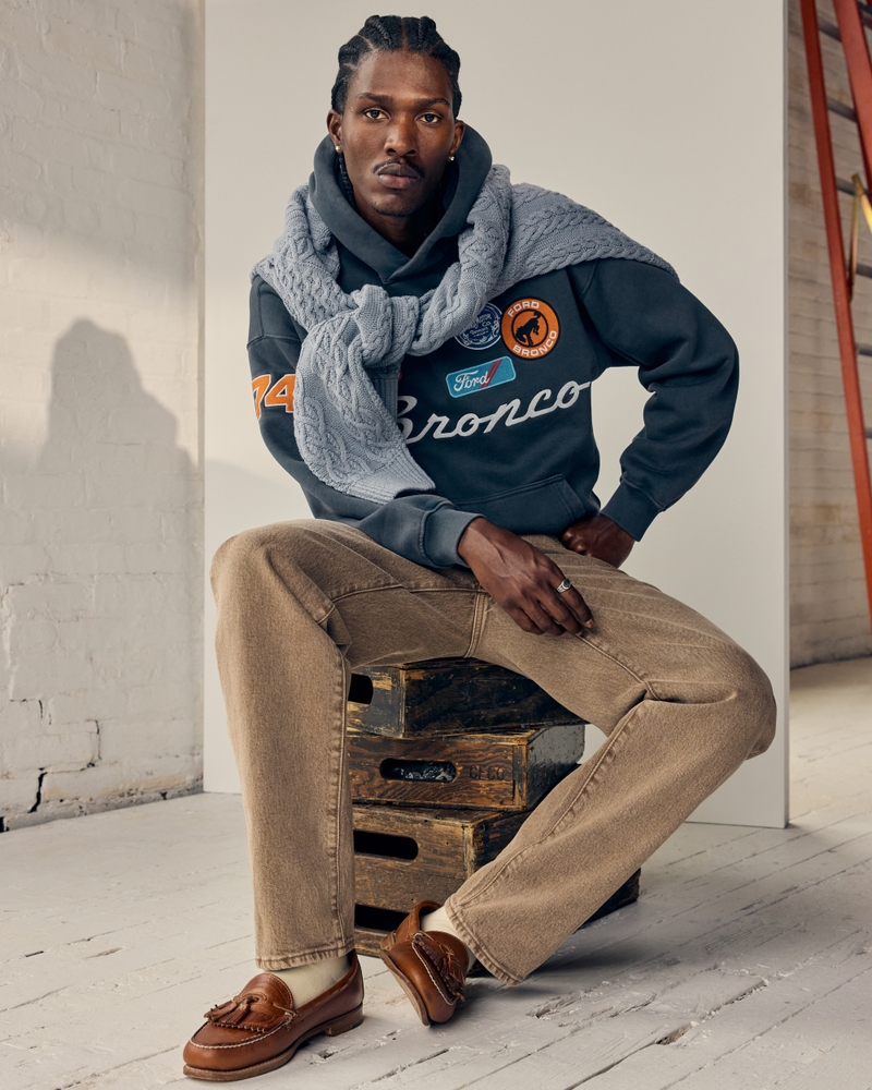 Sudadera con capucha sin cierres con estampa de Budweiser