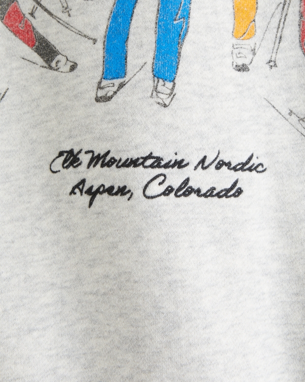 Ski Graphic Crew Sweatshirt