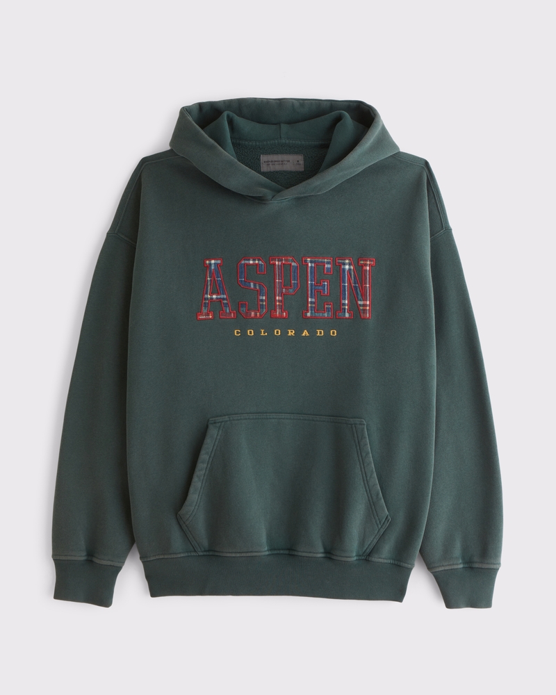 Men's Aspen Graphic Popover Hoodie | Men's Clearance | Abercrombie.com