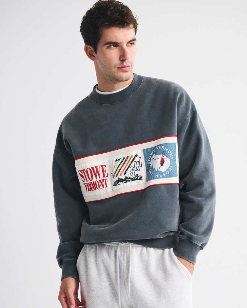 Ski Graphic Crew Sweatshirt