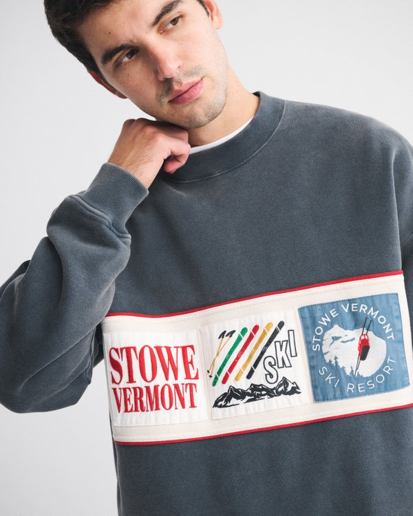 Ski Graphic Crew Sweatshirt