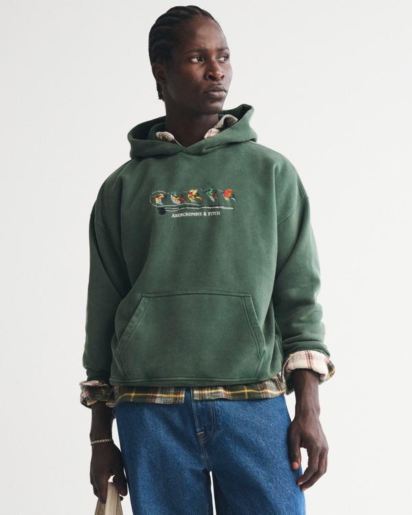 Graphic Logo Popover Hoodie
