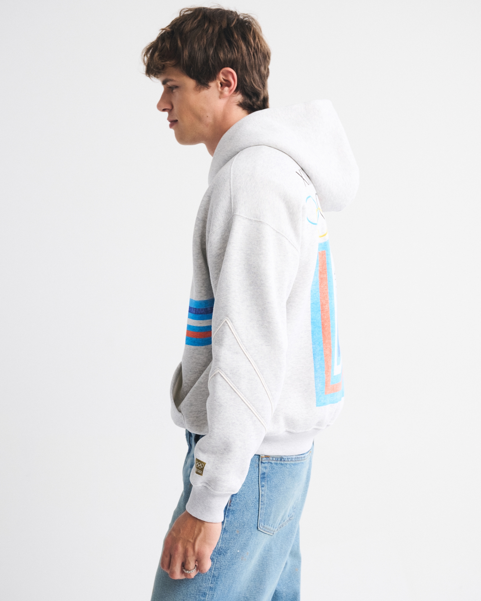 Olympics Hockey Jersey-Inspired Sweatshirt