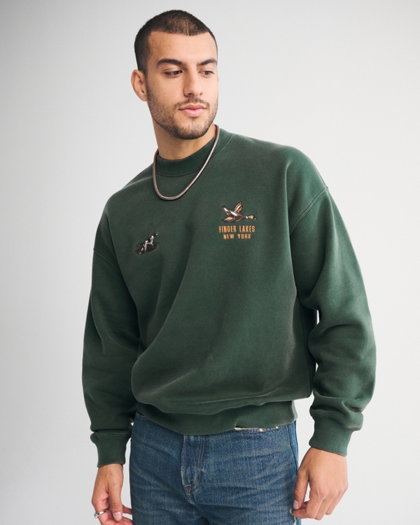 Countryside Graphic Crew Sweatshirt