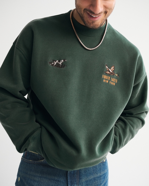 Countryside Graphic Crew Sweatshirt