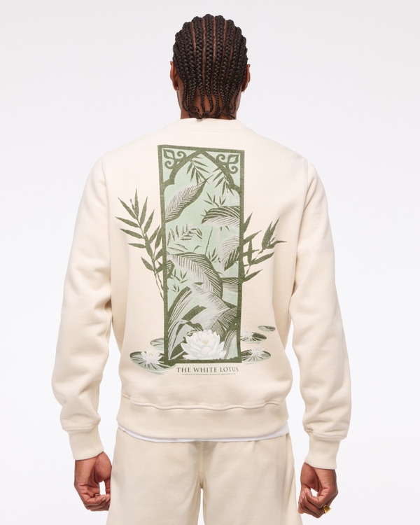 The White Lotus Graphic Crew Sweatshirt
