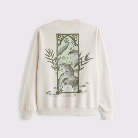 Мужские худи Abercrombie & Fitch The White Lotus Graphic Crew Sweatshirt