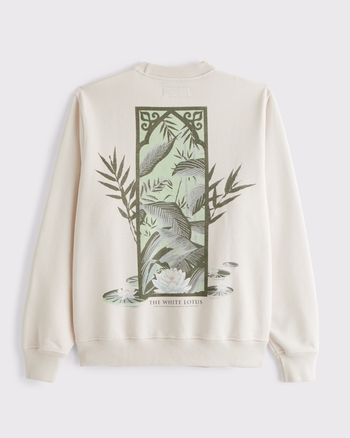 The White Lotus Graphic Crew Sweatshirt