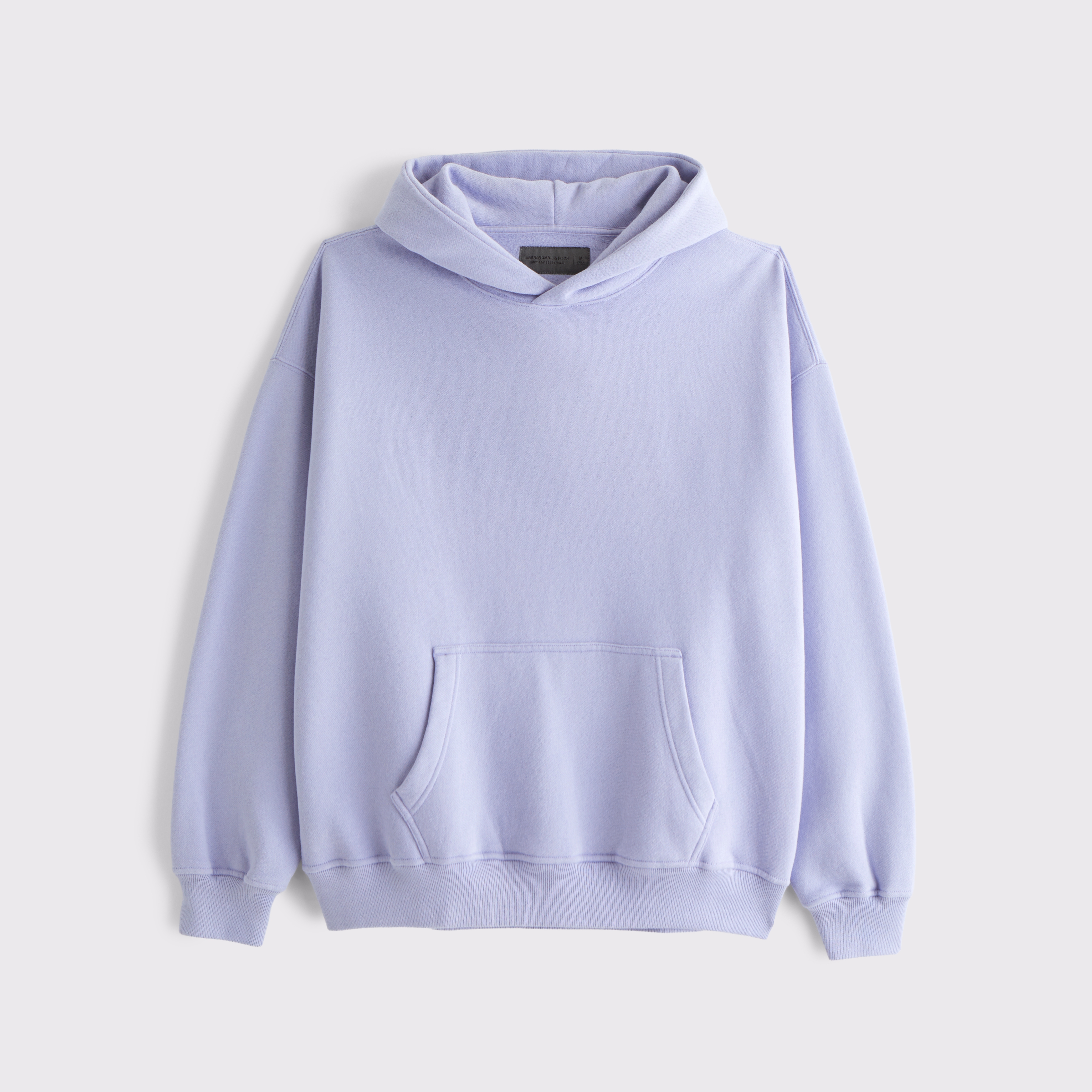 Abercrombie & Fitch Essential Popover Hoodie In Purple