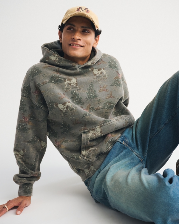 Essential Popover Pattern Hoodie