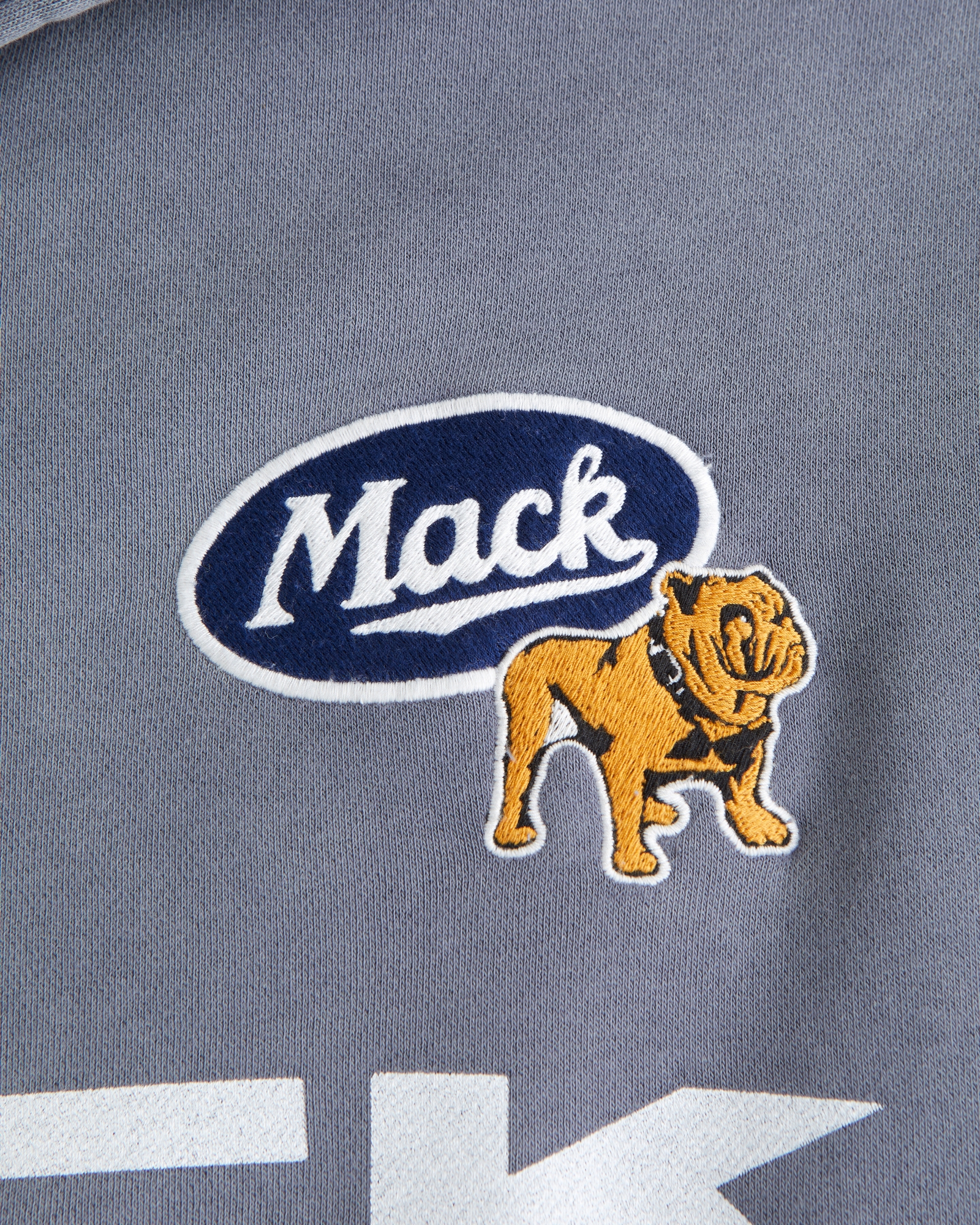 Mack Truck Cropped Full-Zip Hoodie