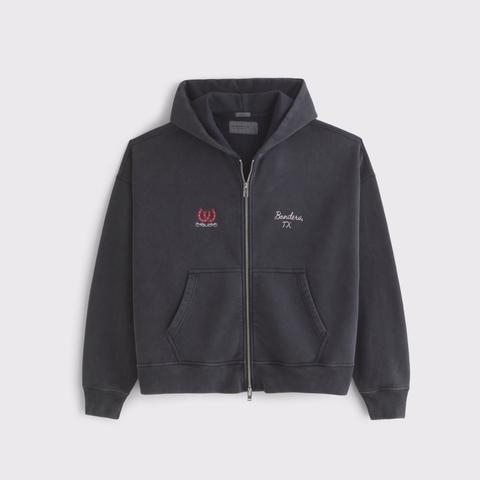 Мужские худи Abercrombie & Fitch Western Full-Zip