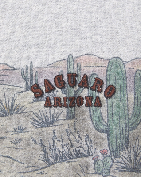 Western Cropped Full-Zip Hoodie