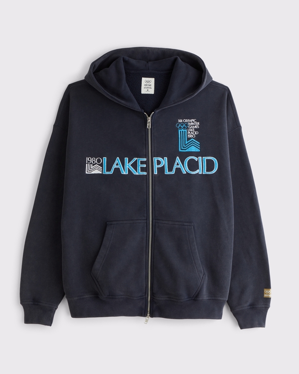 Olympics Full-Zip Hoodie, Dark Indigo view 1