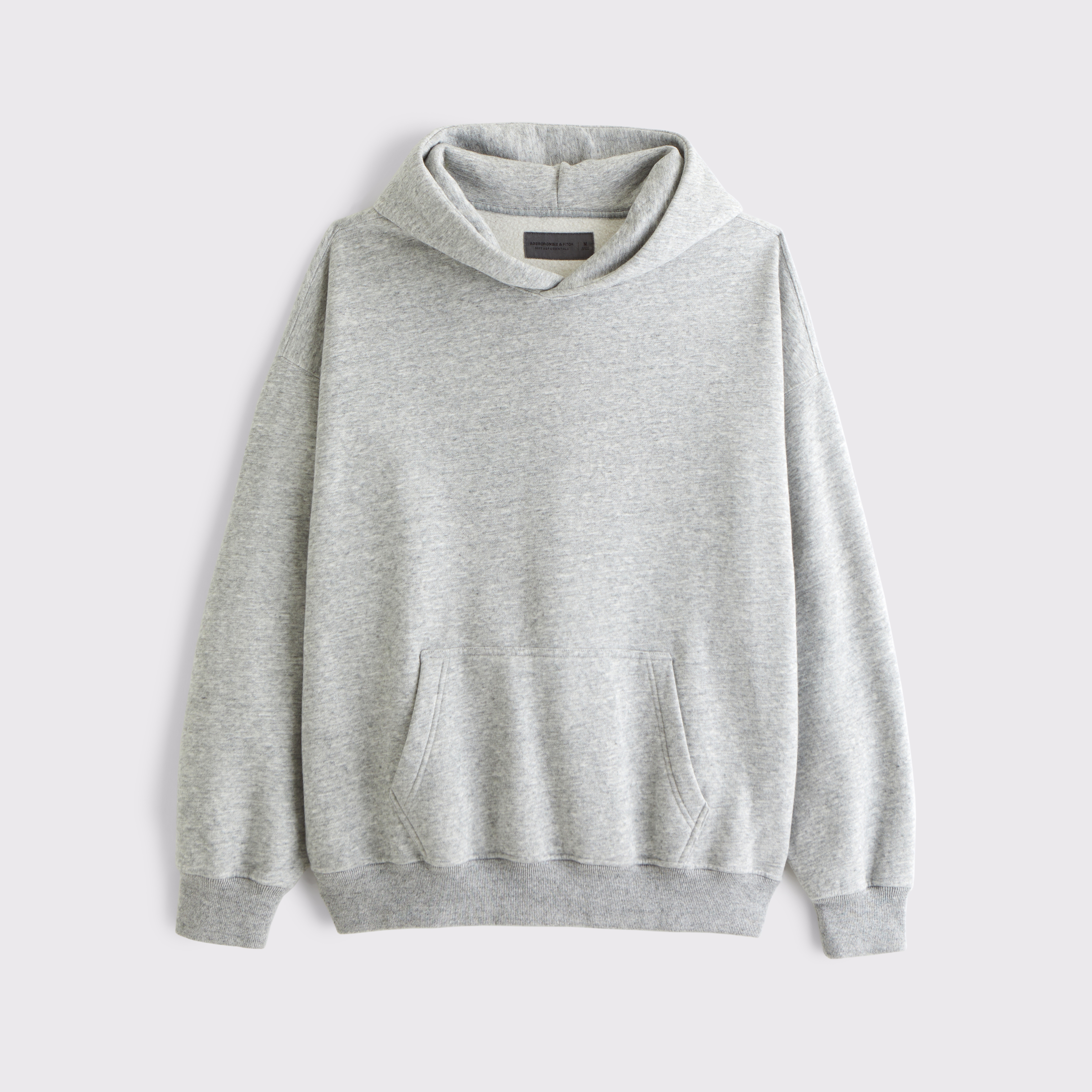 Abercrombie & Fitch Essential Popover Hoodie In Gray