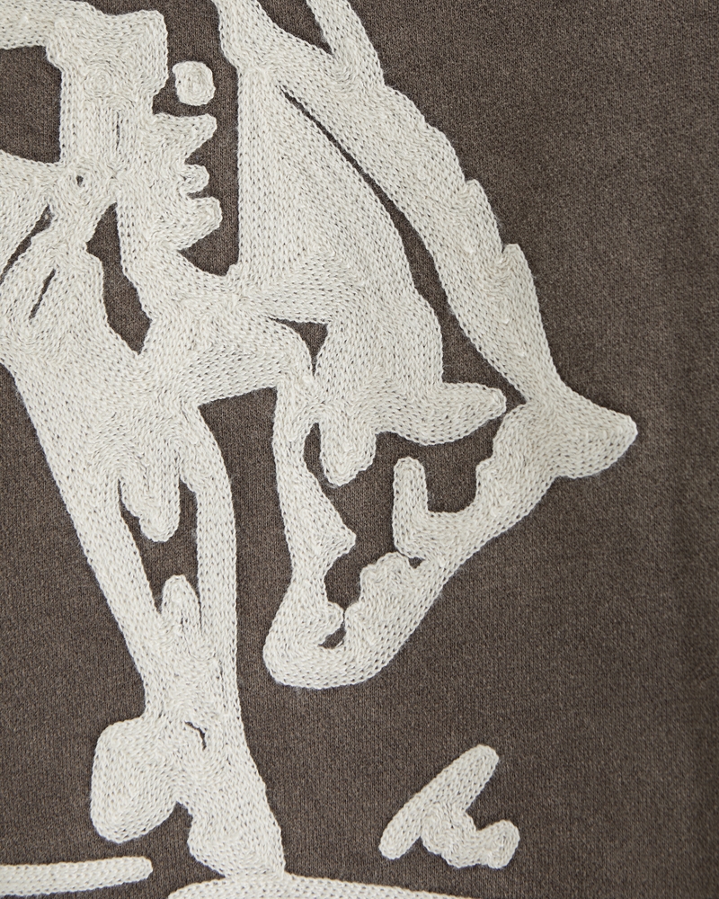 Cowboy Cropped Full-Zip Hoodie
