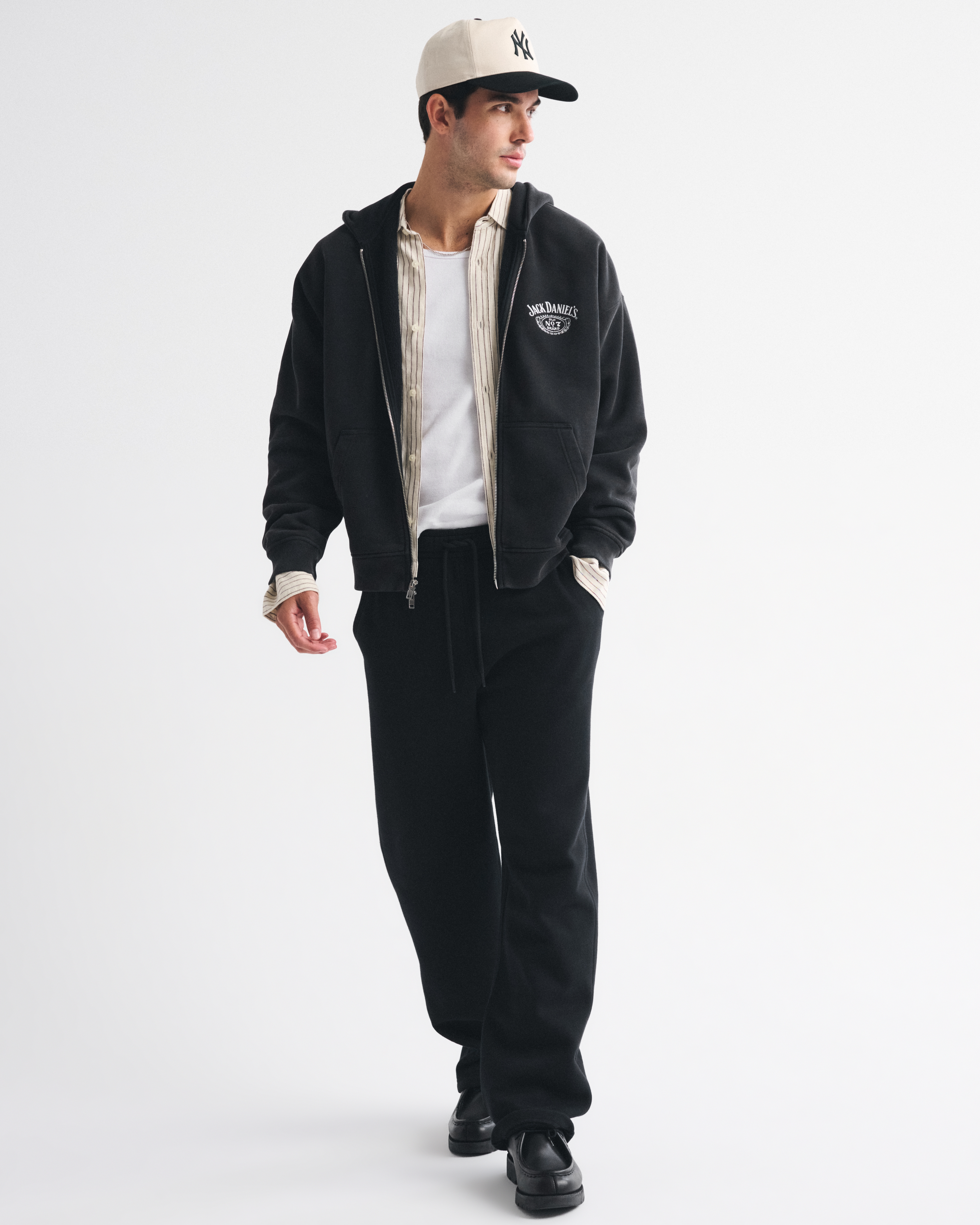Мужские худи Abercrombie & Fitch Jack Daniel's Full-Zip — фото 3
