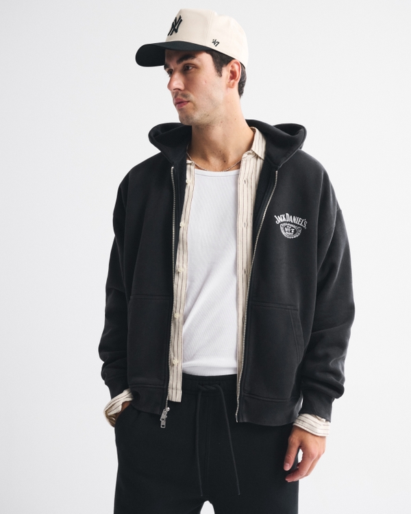 Men's Jack Daniel's Full-Zip Hoodie | Men's Clearance