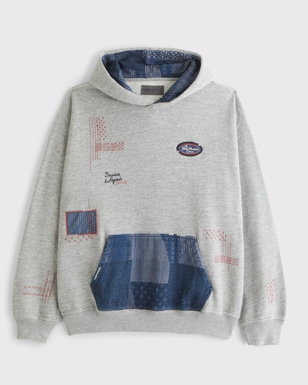エッセンシャル ポップオーバーフーディー, Dark Grey Sd/texture view 1